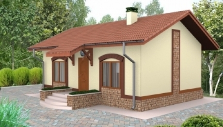 Каркасный дом из ЛСТК "Хельга"