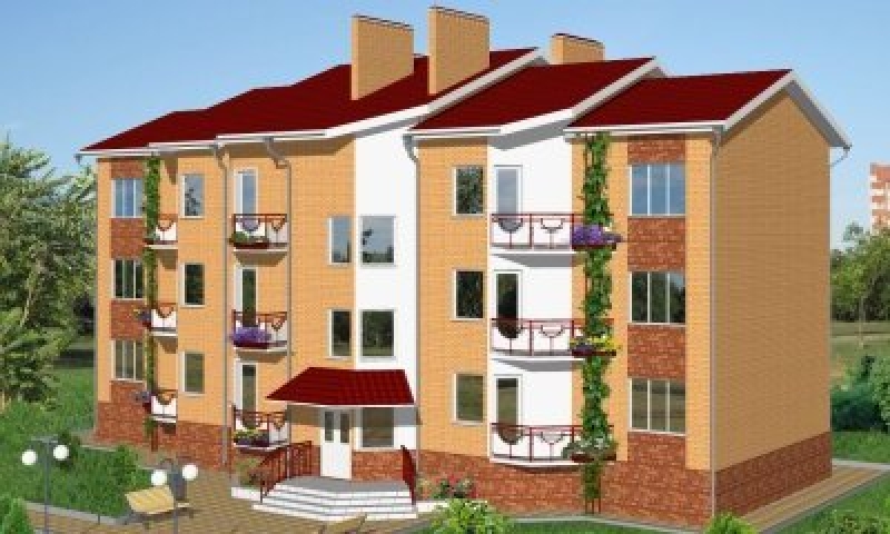 Многоквартирный дом из ЛСТК "Азов"